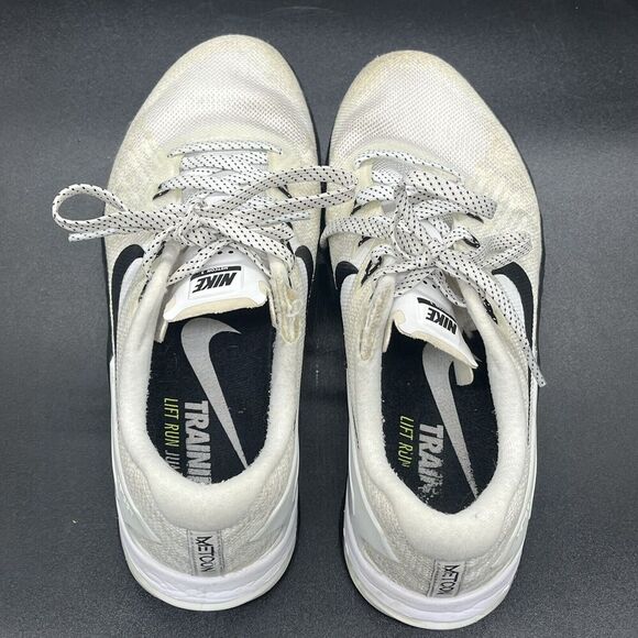 Nike Metcon 3 Womens 7 849807-100 crossfit gym training sneaker white black - Picture 6 of 9